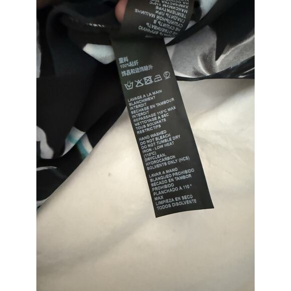 NWT The Kooples 90’s Slip Dress Black Blue Floral US "2" M Grunge ASO THE TALK - Picture 14 of 14